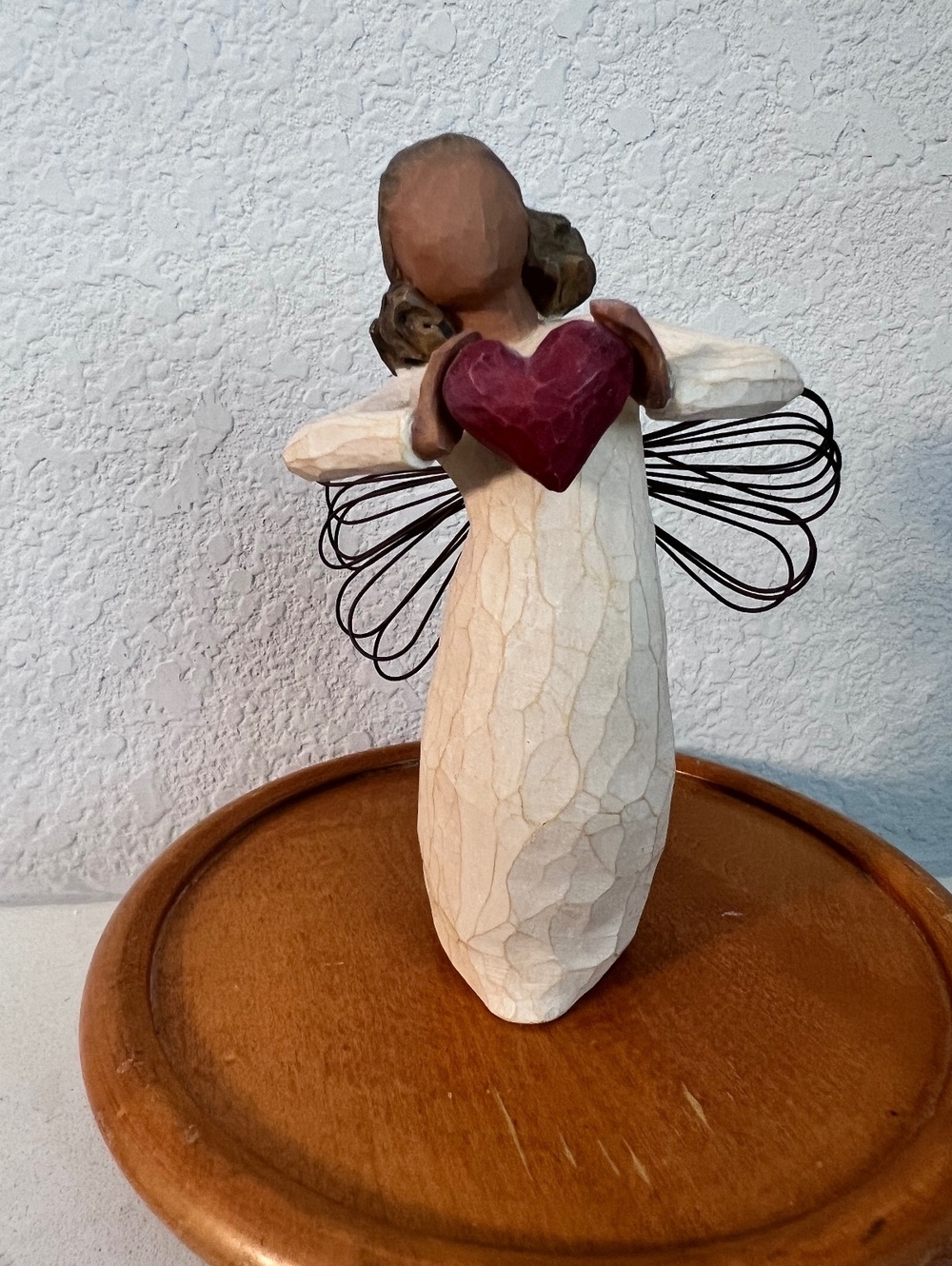 Willow Tree “With Love” Angel Figurine-2006 Red Heart